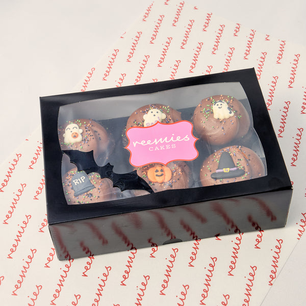 Chocolate Halloween Fudge Minis / Chocolate (box of 6)