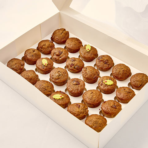 24x Christmas Banana Cranberry & Pecan Bites Tray