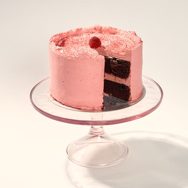 Valentine's Raspberry Cake