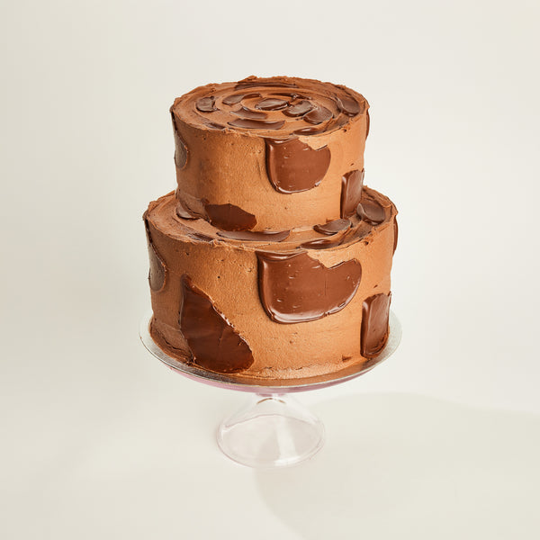Banana Nutella Layer Cake Two Tier