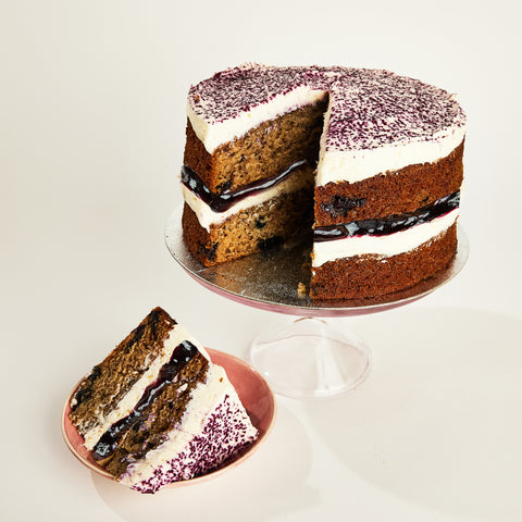 Blueberry Banana Layer Cake