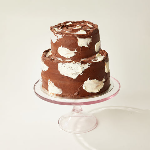 Chocolate Two-tier / Chocolate Buttercream with Vanilla Buttercream Centre / Made without Gluten