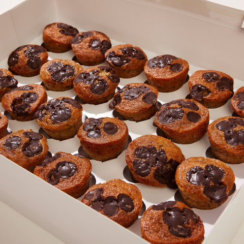 24x Banana Bites Tray Chocolate