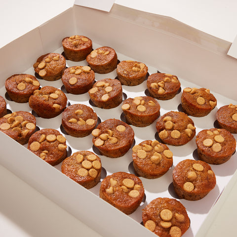 24x Banana Bites Tray Peanut Butter