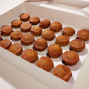 24x Banana Bites Tray Plain