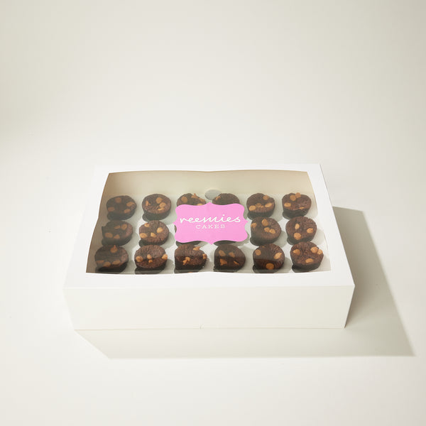 24x Flourless Peanut Butter Brownie Bites Tray