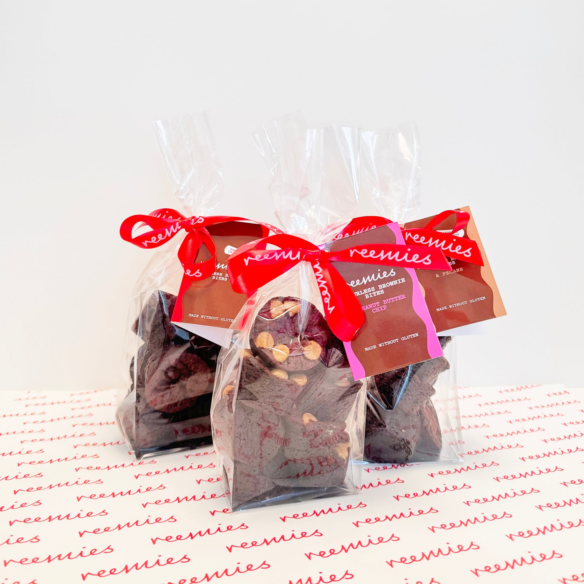 3x Gift Bags of Flourless Chocolate Brownie Bites