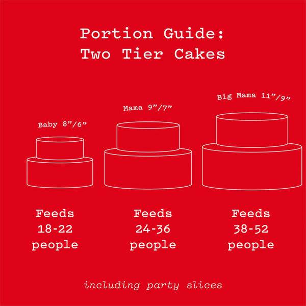 Chocolate Fudge Two Tier Cake